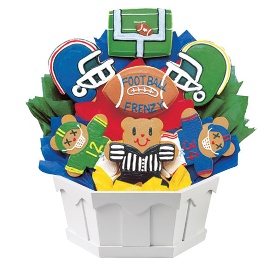 Football Frenzy Cookie Bouquet