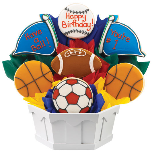 Have a Ball on Your Birthday Cookie Bouquet
