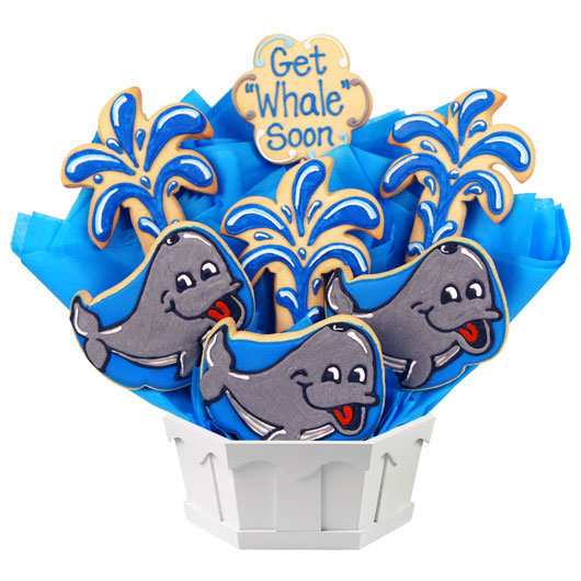 Get Whale Soon Cookie Bouquet
