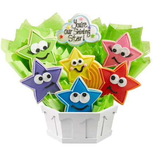 Shining Star Cookie Bouquet