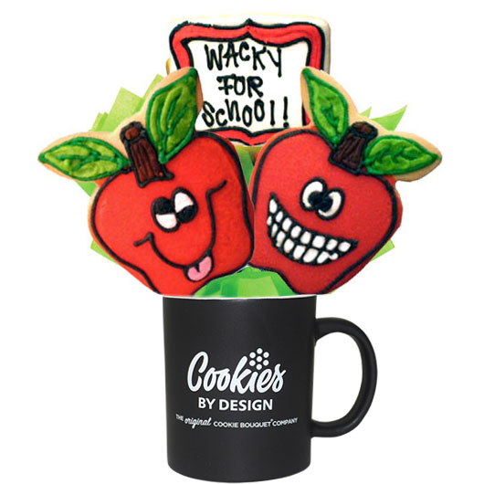 Wacky Apples Pail Cookie Bouquet