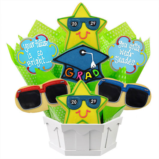 The Future is Bright Cookie Bouquet