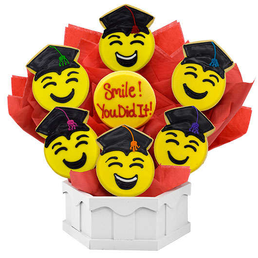 ConGRADulations 2020 Emojis Cookie Bouquet