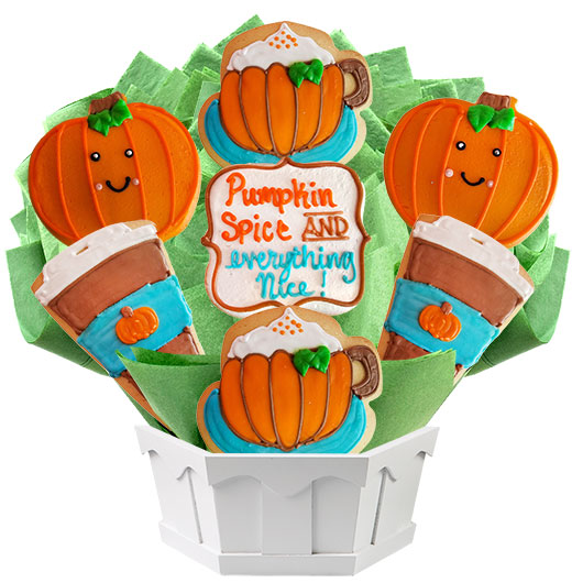 Pumpkin Spice and Everything Nice Cookie Bouquet