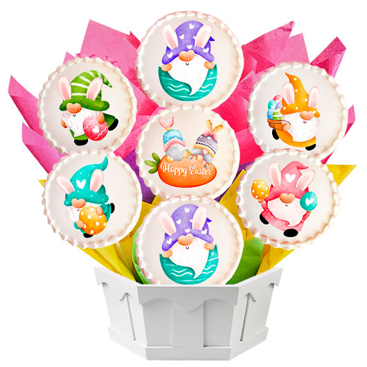 Easter Gnomes Cookie Bouquet