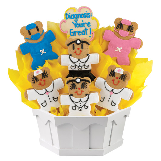 Diagnosis: You're Great Cookie Bouquet