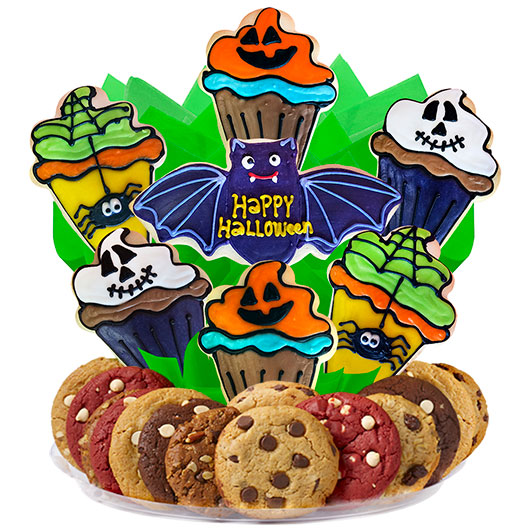 Happy Halloween Cupcakes Gourmet Gift Basket