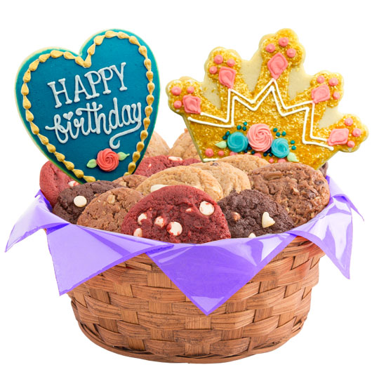 Princess Birthday Cookie Basket