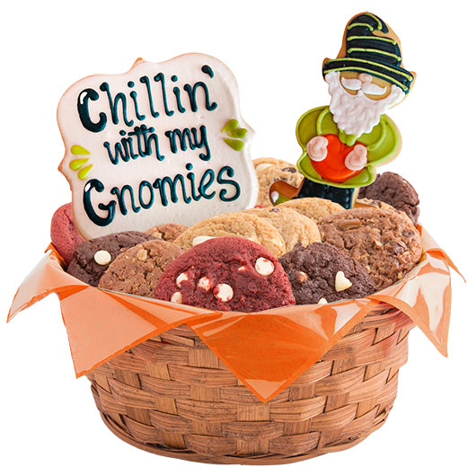 Chillin with my Gnomies Cookie Basket
