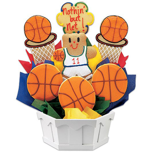 Basketball Cookie Bouquet