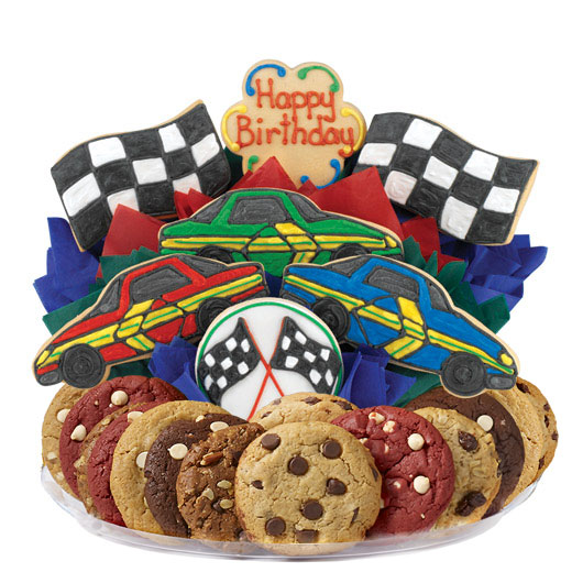 Birthday Race Cars Gourmet Gift Basket