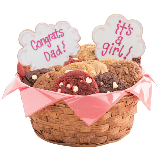 Congrats Dad, It's A Girl Cookie Basket