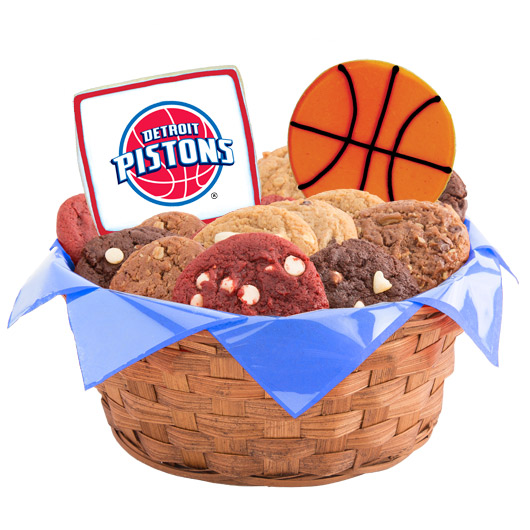 Pro Cookie Basketball Cookie Basket - Detroit