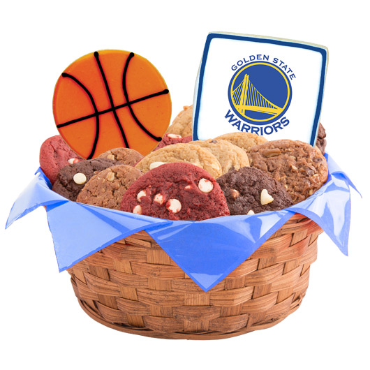 Pro Cookie Basketball Cookie Basket - Golden State