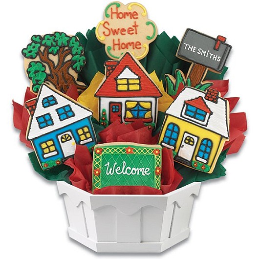 Houses Cookie Bouquet