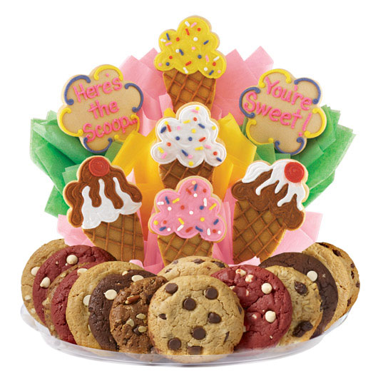 Ice Cream Cones Gourmet Gift Basket