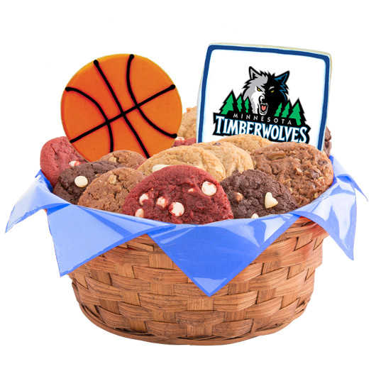 Pro Cookie Basketball Cookie Basket - Minnesota