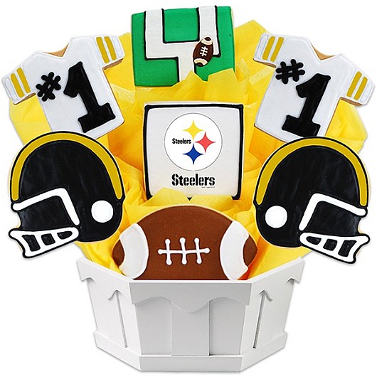 Football Bouquet - Pittsburgh Cookie Bouquet