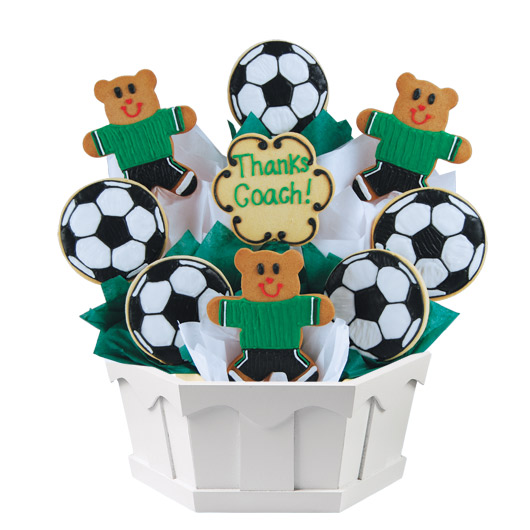 Soccer Thank You Cookie Bouquet