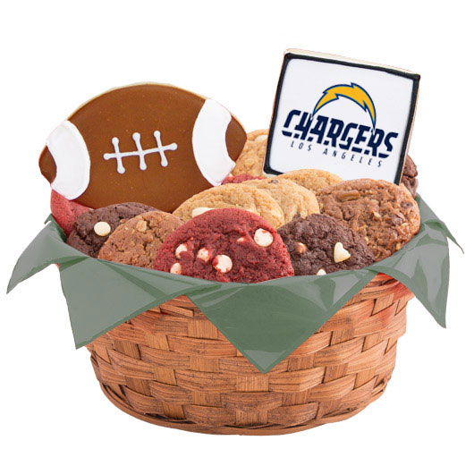 Football Cookie Basket - LAC